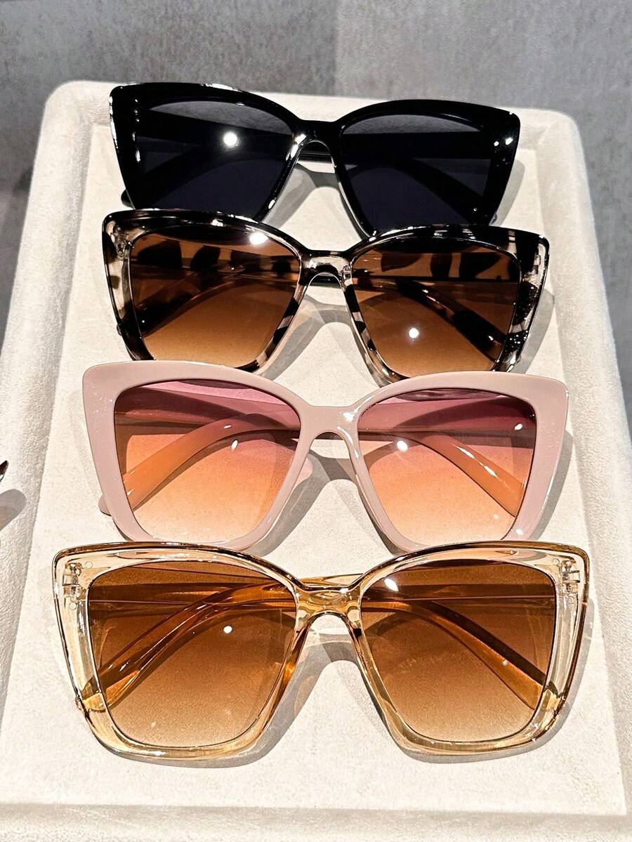 Sunglasses Cat Eye - 3/4 Uds. Gafas de sol con